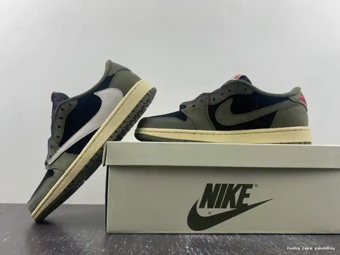 Cheap Husky SP DM7866-002 1 AIR TRAVIS OLIVE' 'BLACK X SCOTT OG JORDAN LOW 0403
